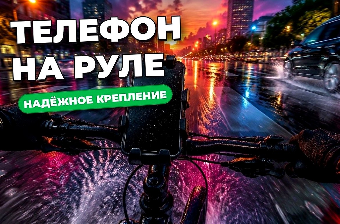 Держатель телефона на велосипед для курьера: как выбрать и закрепить