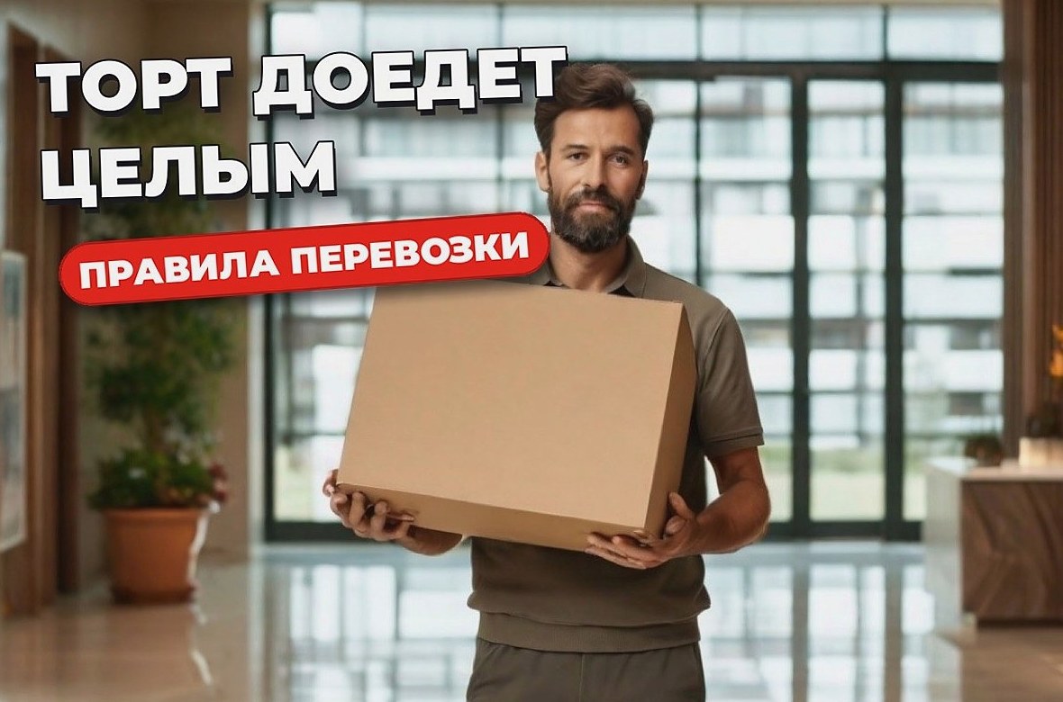 Доставка торта курьером: как довезти и не испортить заказ