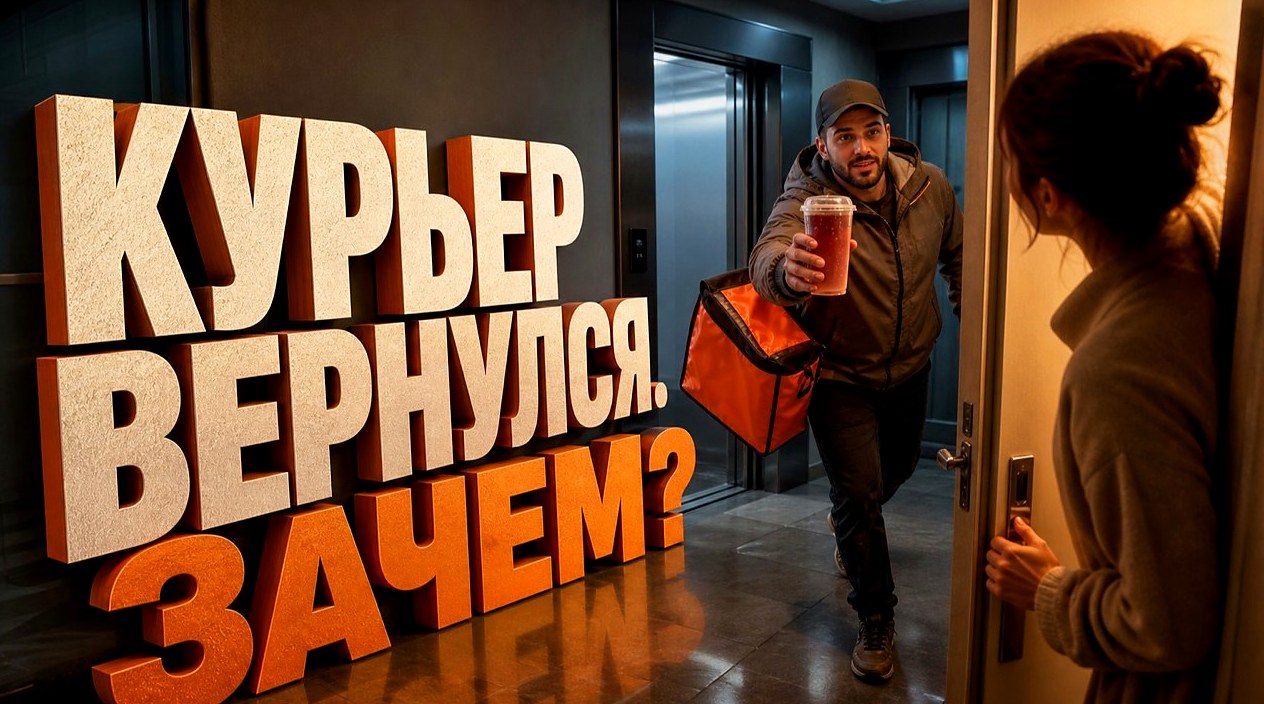 Курьер отдал заказ и вернулся. Что он забыл?