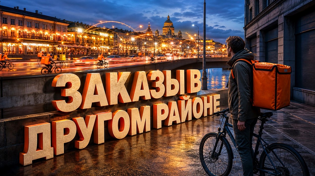 Рабочая зона курьера перед сменой: как выбрать точку старта