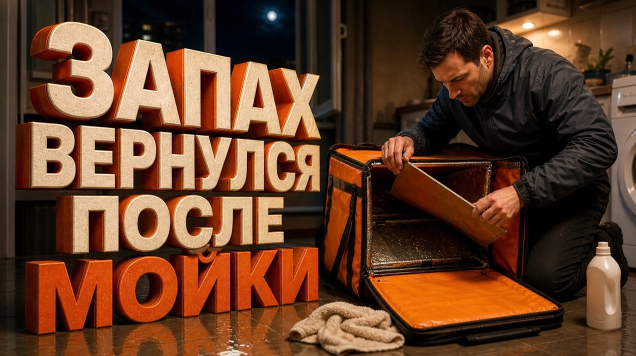 Термосумка пахнет после смены: как курьеру убрать причину