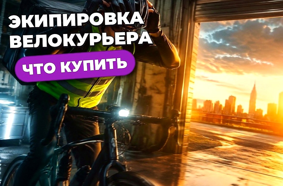 Экипировка велокурьера: что купить кроме велосипеда