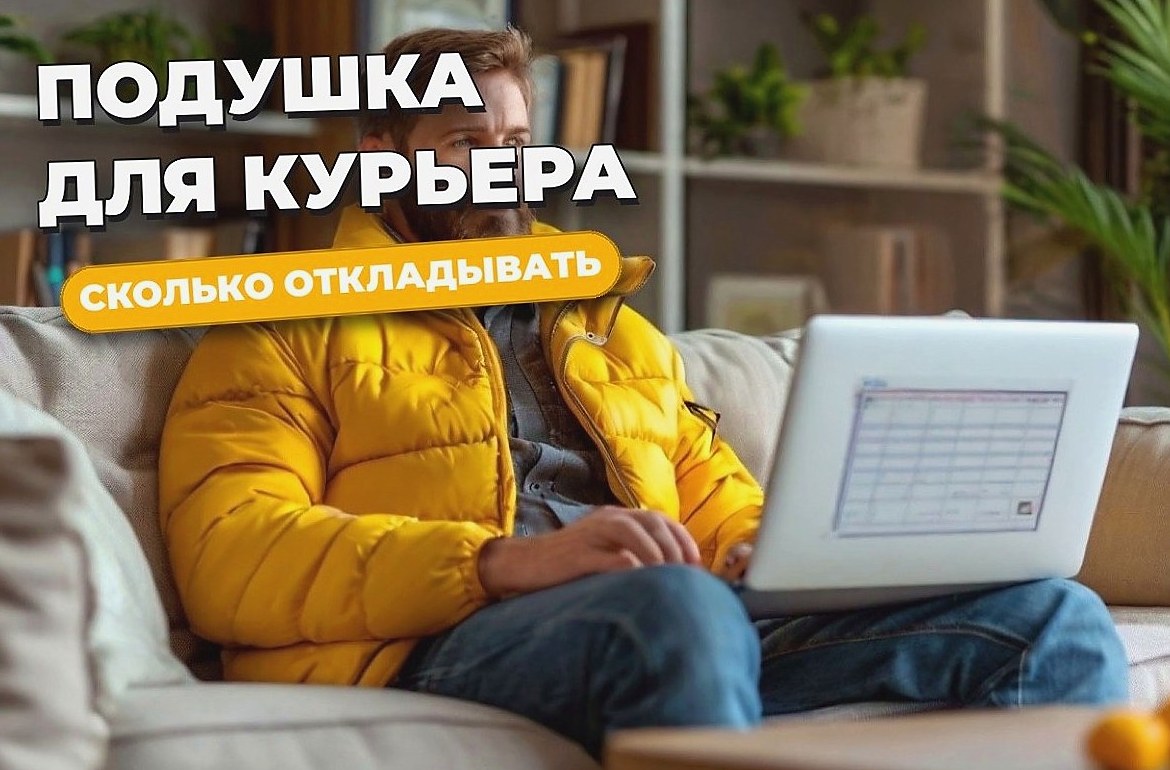 Финансовая подушка курьера: сколько откладывать и где хранить