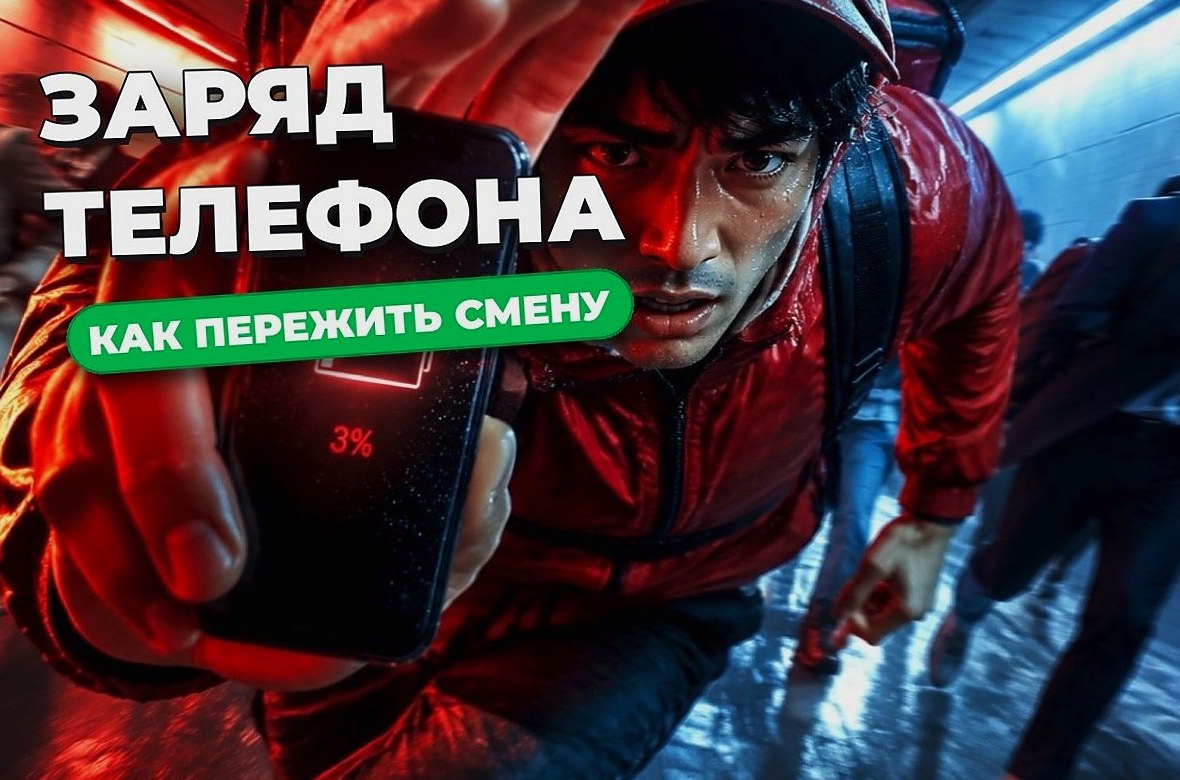Как экономить заряд телефона курьеру на смене
