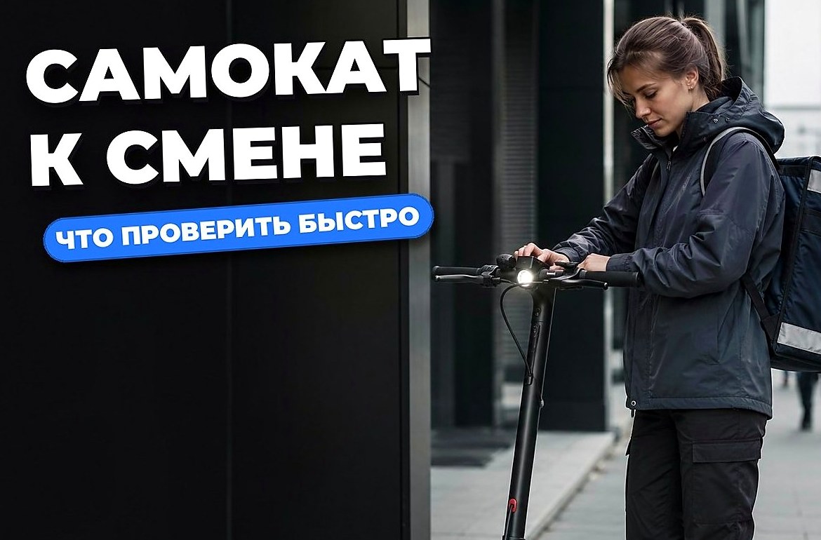 Как готовить самокат к смене курьеру