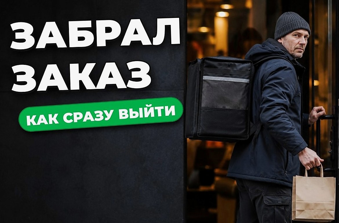 Как быстро уходить с выдачи сразу после получения заказа