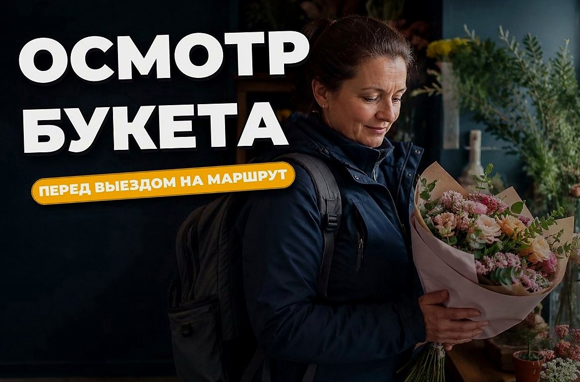 Как осмотреть букет перед выездом