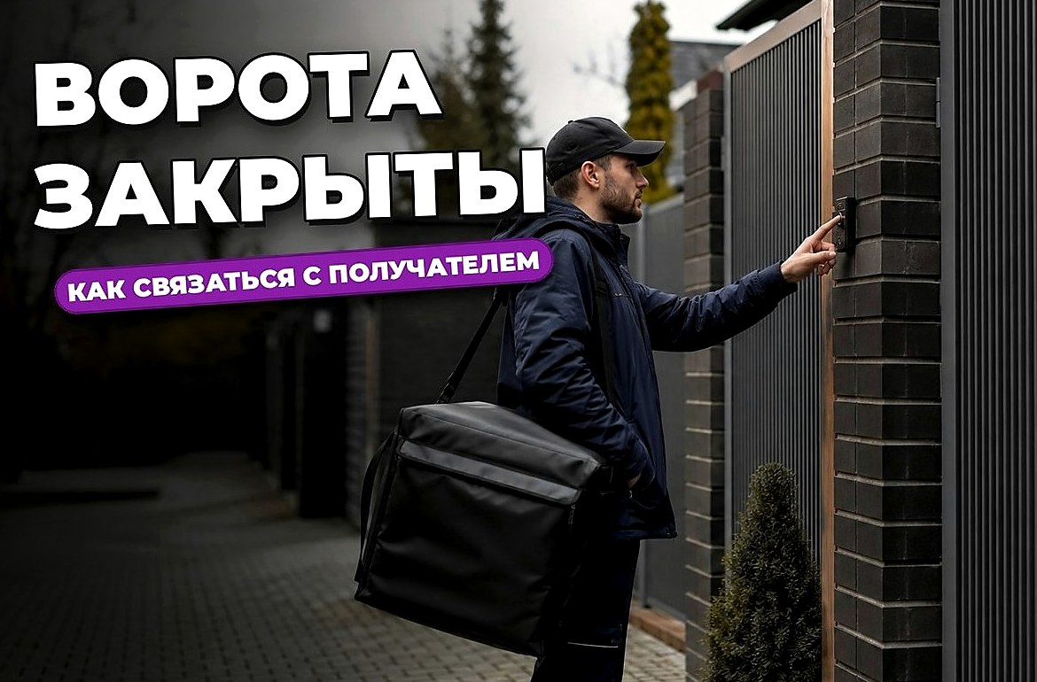 Что делать курьеру у закрытых ворот