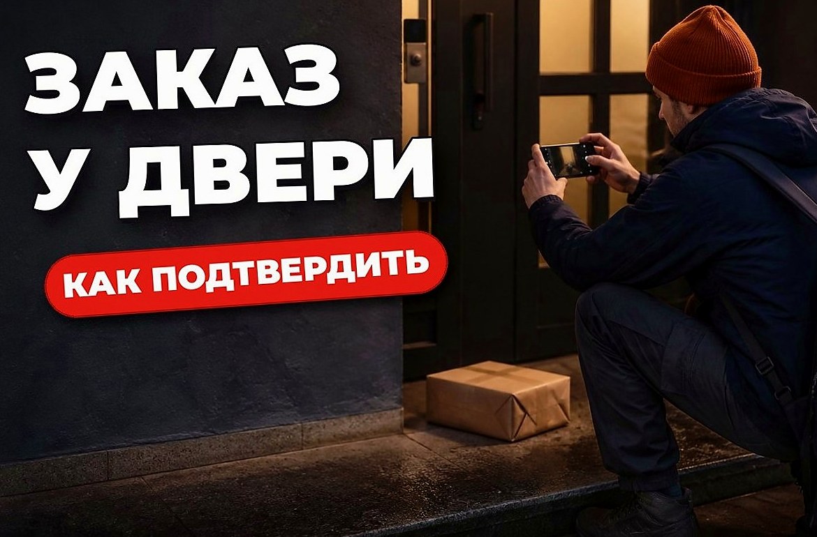 Как подтвердить, что заказ оставлен у двери