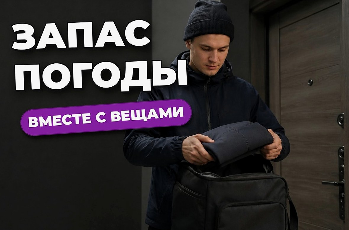 Как сложить запасную одежду курьеру в рюкзак