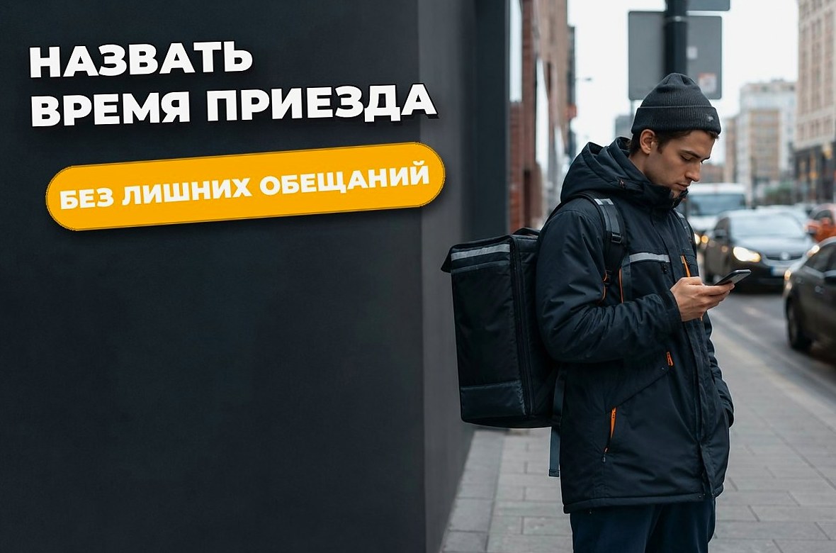 Как сообщить клиенту примерное время прибытия