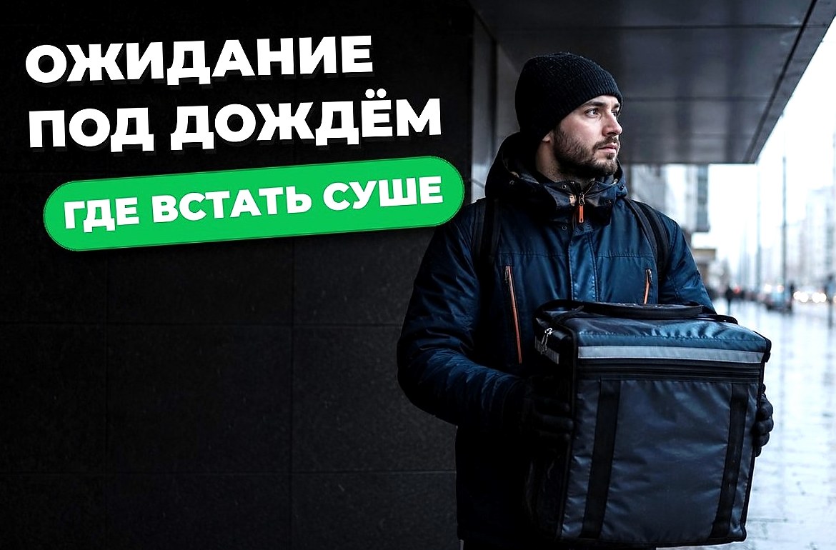 Как выбрать место ожидания под дождём
