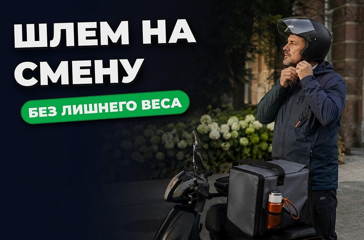 Как выбрать шлем для курьера на самокате