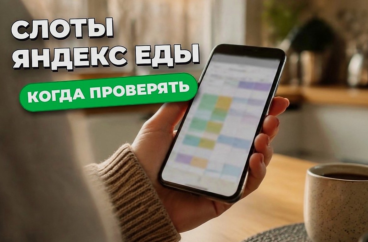 Когда появляются слоты в Яндекс Еде и как поймать свободный