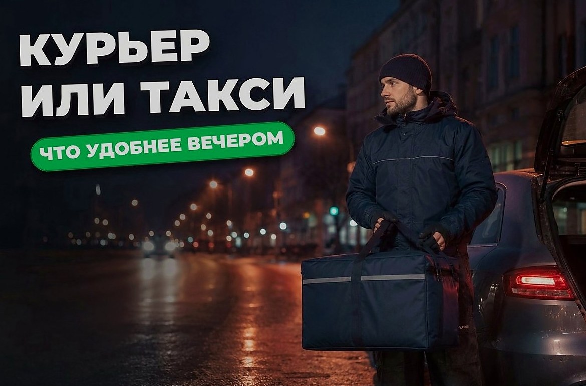 Курьер или такси: что удобнее для короткой смены