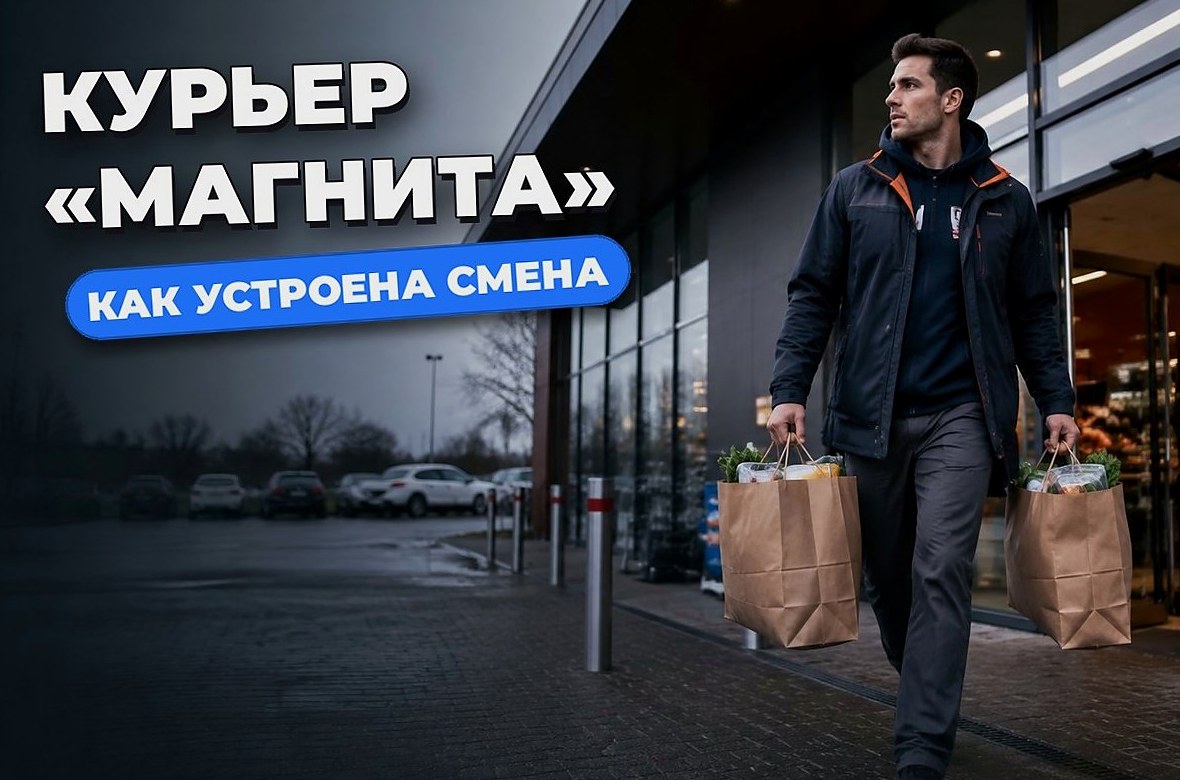Работа курьером в Магните: чем смена отличается от других продуктовых доставок