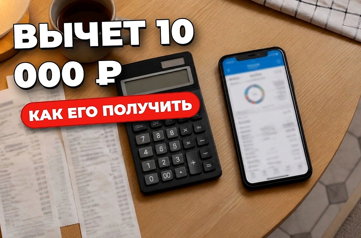 Налоговый вычет самозанятого 10 000 ₽: как он работает