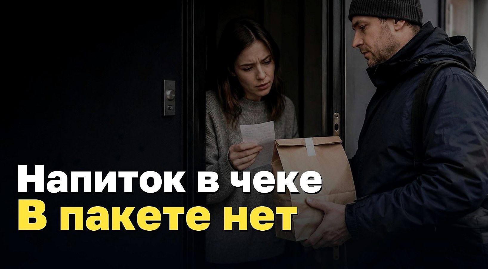 Напиток в чеке. Пакет запечатан — кто виноват?