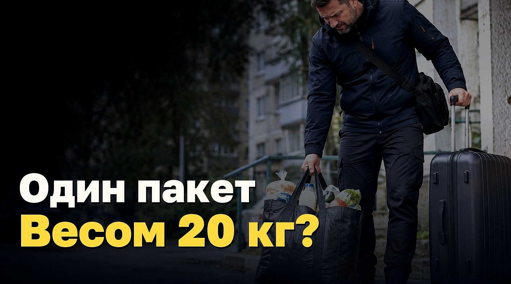 Один пакет — почти чемодан