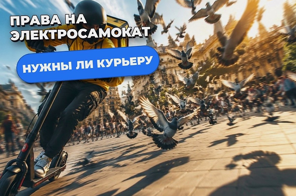 Права на электросамокат курьеру: нужны ли они в 2026 году