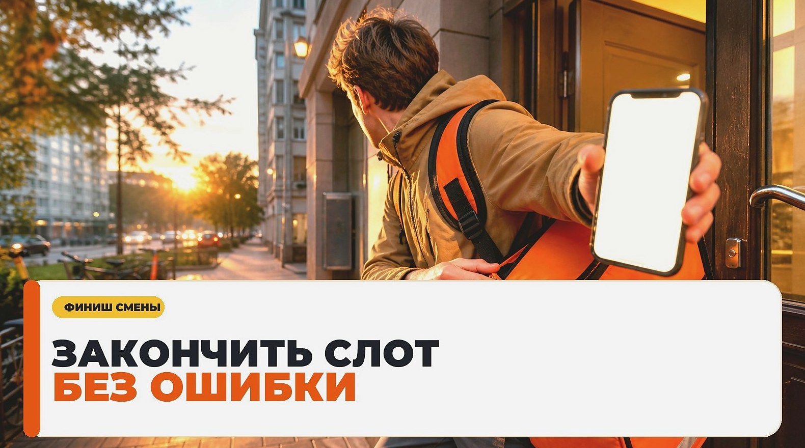 Как закончить свободный слот курьеру и не сорвать последний заказ