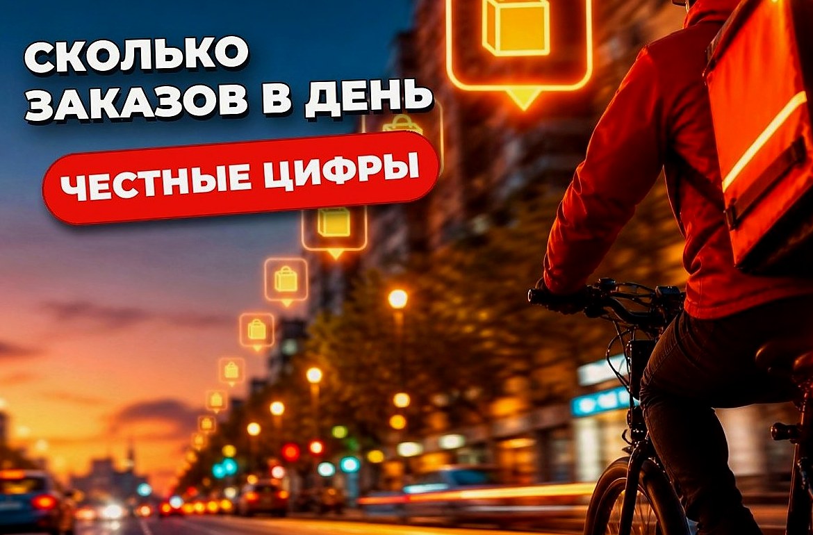 Сколько заказов в день делает курьер: как посчитать