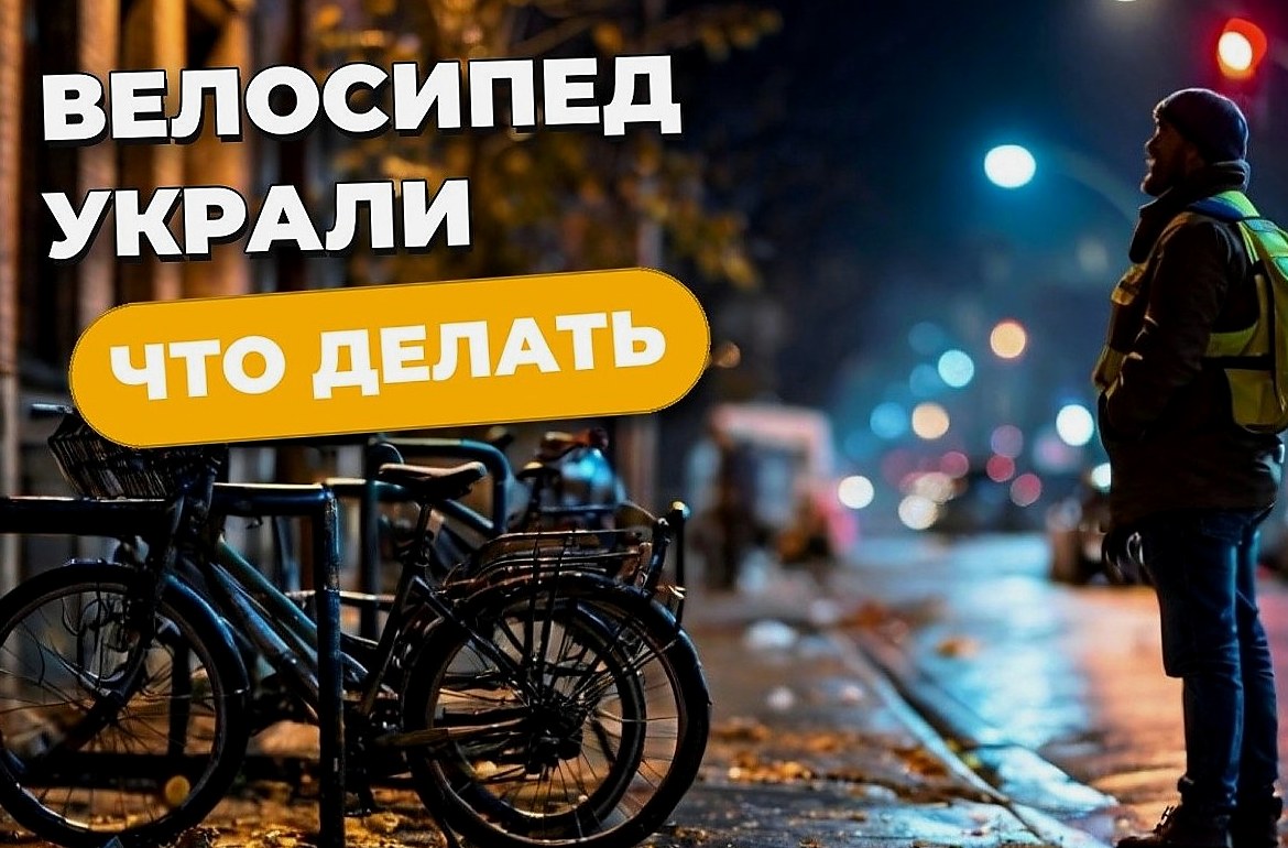 Украли велосипед у курьера: что делать и как защитить